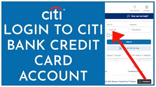 Citicom Login How to Login Your Citi Bank Credit Card Account 2023 [upl. by Zoe]