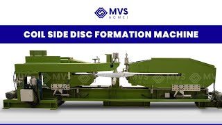 MVS ACMEI Side Disc Formation Machine for CR Coil Packaging [upl. by Eecram]