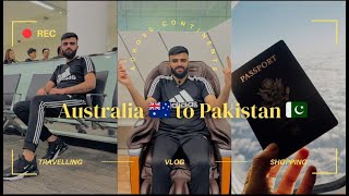 🇦🇺✈️ Australia to 🇵🇰 Pakistan  Perth to Lahore  Layover in Malaysia ☕🛍️ [upl. by Aronel]