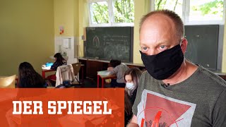 CoronaWirrwarr an Schulen Waschbecken gibt es keine Stoßlüften unmöglich  DER SPIEGEL [upl. by Aihsot]