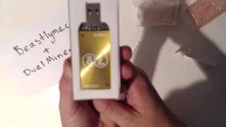 DualMiner Gridseed Based Scrypt asic USB miner Unboxing Beastlymac [upl. by Christianson]