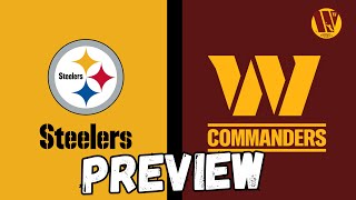 Pittsburgh Steelers VS Washington Commanders MANIACS Game PREVIEW [upl. by Adnolahs]