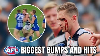 AFL Biggest Bumps And Hits Of All Time [upl. by Epp]