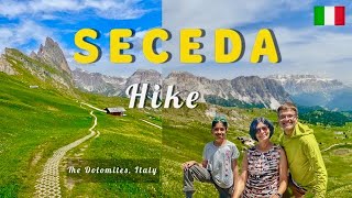 Seceda Hike Dolomites 4k  Spectacular peaks in the Dolomites  UNESCO Heritage site [upl. by Elocin547]