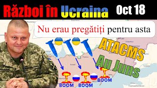 18 Oct SURPRIZĂ Ucrainenii lansează rachete ATACMS pe aeroporturile rusești  Războiul din Ucraina [upl. by Ahtibbat]