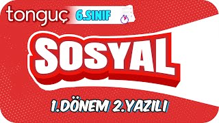 6Sınıf Sosyal 1Dönem 2Yazılıya Hazırlık 📝 2024 [upl. by Asylem]