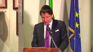 L’intervento del Presidente Conte durante la visita alla Comunità Ebraica romana [upl. by Sanford]