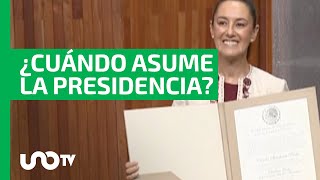 ¿Cuándo toma posesión Claudia Sheinbaum Ésta es la fecha oficial para el cambio de presidente [upl. by Alexina]