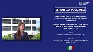 Interview with Serenella Tolomeo Senior Scientist of Neuroscience and Neuroimaging at ASTAR [upl. by Ihana]