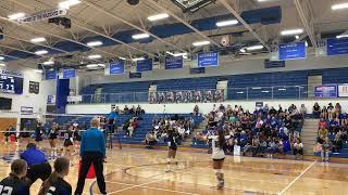 Hilliard Davidson highlights vs New Albany volleyball [upl. by Nomzzaj]