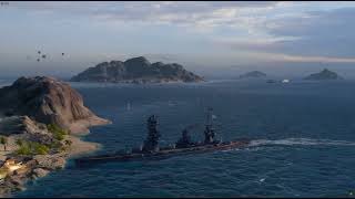 World of Warships FUSO BB game [upl. by Enilra]