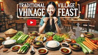 Chinese Village Food Experience  Fresh Organic amp Delicious food chinese streetfood asmrsound [upl. by Imis]