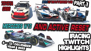 iRacing Twitch Highlights 22S4W13P1 6  12 December 2022 Part 1 Funny moves saves wins fails [upl. by Aianat]