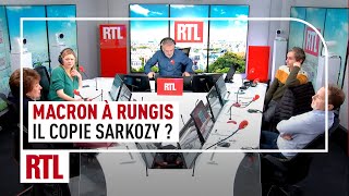 On refait le monde  Macron à Rungis il copie Sarkozy [upl. by Schulze8]