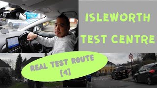 Isleworth Driving Test Centre  REAL Test Route 4  Full Commentary [upl. by Hofmann]