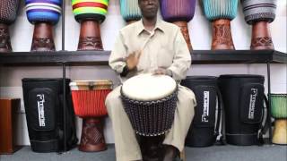 Drumskull Drums amp Bolokada Conde  Guinea Gele Djembe [upl. by Binky]