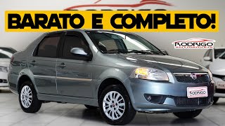 Um SEDAN COMPLETO E ESPAÇOSO que QUALQUER UM PODE MANTER Fiat SIENA 14 2014 na Rodrigo Automóveis [upl. by Nonnelg]