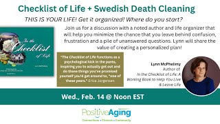 Checklist of Life  Swedish Death Cleaning [upl. by Aihcila]