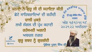 Sri Guru Gobind singh Darshan Part 16171819202122 Last Professor Puran Singh Ji Spiritual T [upl. by Ellertnom972]