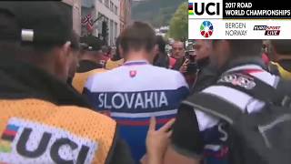 Mistrzostwa świata Bergen 2017 Peter Sagan 3 raz  PL [upl. by Mehelhteb871]