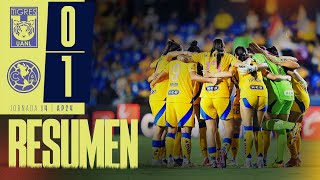 📹 El Resumen Femenil  Tigres 0  1 América Femenil  Jornada 14  Apertura 2024  Liga MX Femenil [upl. by Shane456]