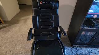 X Rocker PC Computer Video Gaming and Office Chair Pedestal with Built in Audio Review [upl. by Sane]