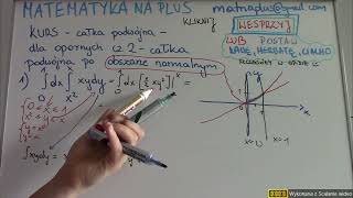 Kurs Całka Podwójna dla opornych cz2  całka podwójna po obszarze normalnym [upl. by Tehr]