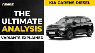 Kia Carens Diesel Variants Explained  Premium PrestigePlus LuxuryPlus  Apr 2022 [upl. by Ajani]