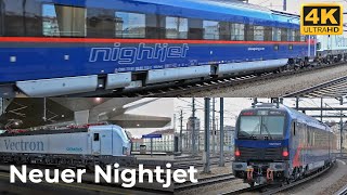 ÖBB Nightjet der neuen Generation am Wien Hbf gesichtet [upl. by Jovita]