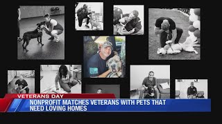 Nonprofit matches veterans with pets that need loving homes [upl. by Ansley]