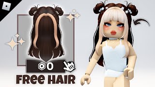 BROWN GET NEW ROBLOX FREE HAIR 🤩🤎 [upl. by Loomis]