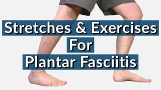 Plantar Fasciitis  3 of the best exercises and stretches for Plantar Heel Pain  MSK Physiotherapy [upl. by Mccartan407]