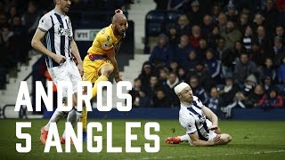 Andros Townsends solo goal v West Brom 04032017 [upl. by Roosevelt250]