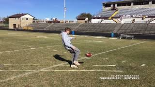 COLETON HOLBROOK KICKER PUNTER Ray Guy PROKICKERCOM KENTUCKY [upl. by Thynne294]