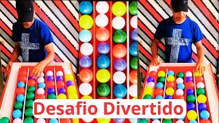 Desafio Divertido das bolinhas coloridas [upl. by Elylrac]