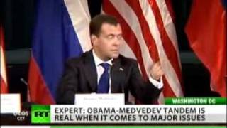 Interview with Robert Weiner following the Obama Medvedev Press Conference [upl. by Toolis818]