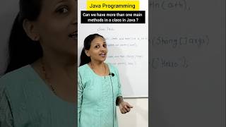 Can we have more than one main  methods in a class in Java shorts [upl. by Wellington]