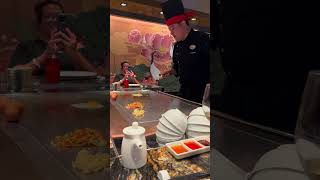 BIGGEST Izumi Hibachi on an Oasis Class Ship utopiaoftheseas hibachi cruise royalcarribean [upl. by Tamsky]