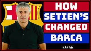 Quique Setiens Barcelona Tactics  Has Setien Improved Barcelona  Setiens Barca Tactics [upl. by Estey]