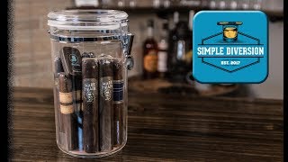 EP 97 Acrylic Cigar Jar Humidor Review [upl. by Heloise]