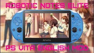 How to install ROBOTIC NOTES ELITE English Mod on your PS VITA [upl. by Kylie]