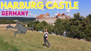 Harburg Castle  Drone 4K  One of the oldest and strongest castles in Southern Germany shielapiet [upl. by Lunna]