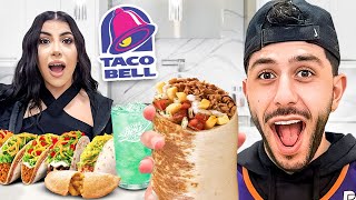 Trying The NEW Taco Bell menu Items [upl. by Akilegna]