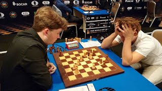 The pain and agony of Magnus Carlsen losing to 18yearold Vincent Keymer [upl. by Melena]