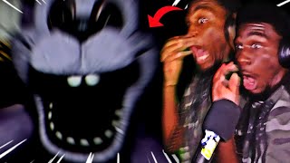 LOUDEST JUMPSCARES EVER  Graveyard Shift At Freddys [upl. by Pretrice]