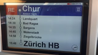 SBB Ansage Thalwil auf Englisch [upl. by Kazimir]