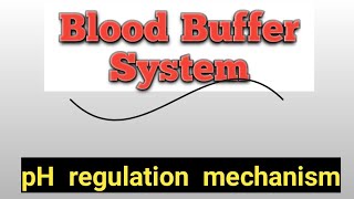 Blood Buffer System Chemical Buffer System  Bicarbonate Buffer System [upl. by Yznil]