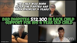 Dad Disputes 72300 in Back Child Support for His 4 Year Old Child [upl. by Einohpets]