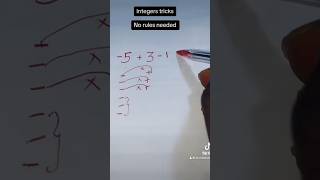 Integers tricks integers unangmath math integers mathematicsLearnitOnyoutube [upl. by Ohploda183]