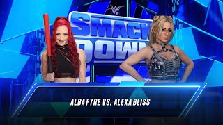 WWE 2K23 Universe Mode  Alba Fyre Vs Alexa Bliss [upl. by Barbee]